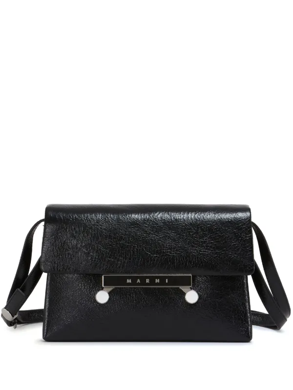 ショルダーバッグ・ポシェット Small Shoulder Bag - Marni - Leather - Black Marni Black Small Shoulder Bag | Vegan Leather