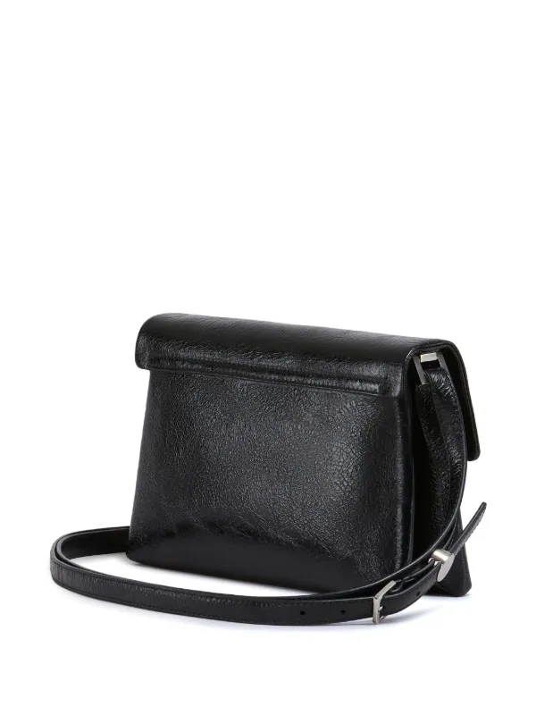ショルダーバッグ・ポシェット MARNI Woman Shoulder bag Black SBMP0195U1P6948 ZO895 Black leather Trunkaroo medium shoulder bag | Marni
