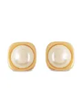 Susan Caplan Vintage 1980s faux-pearl earrings - Gold