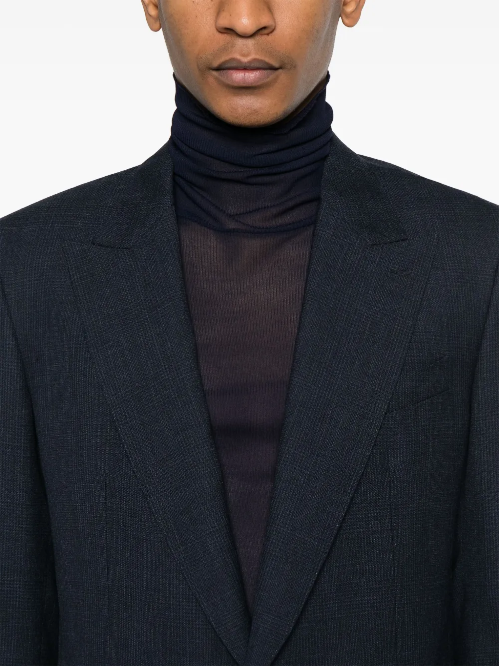 Dolce & Gabbana Blazer met enkele rij knopen Blauw