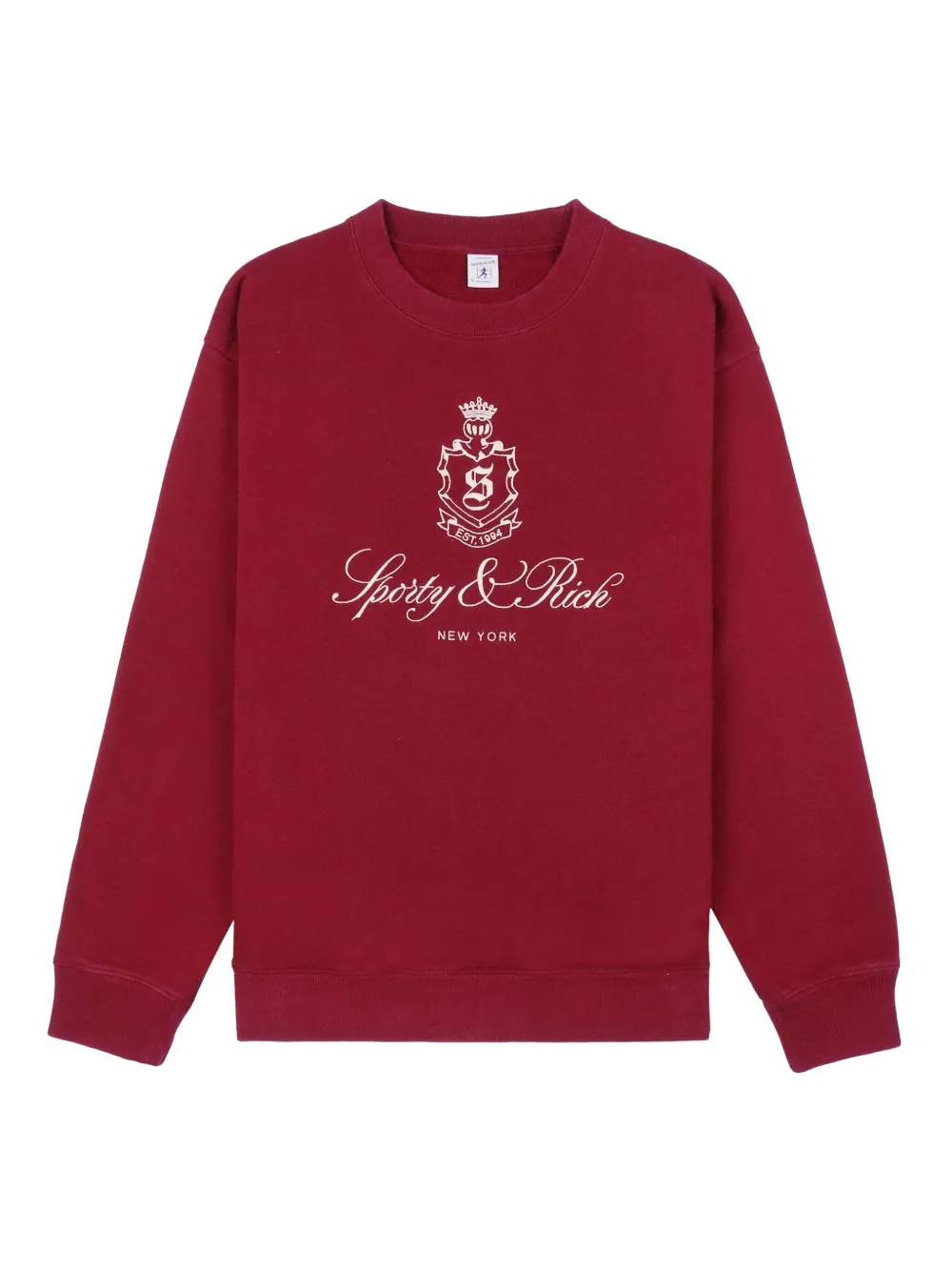 Sporty And Rich Logo-embroidered Sweatshirt