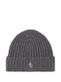 Sporty & Rich ribbed-knit beanie - Grey