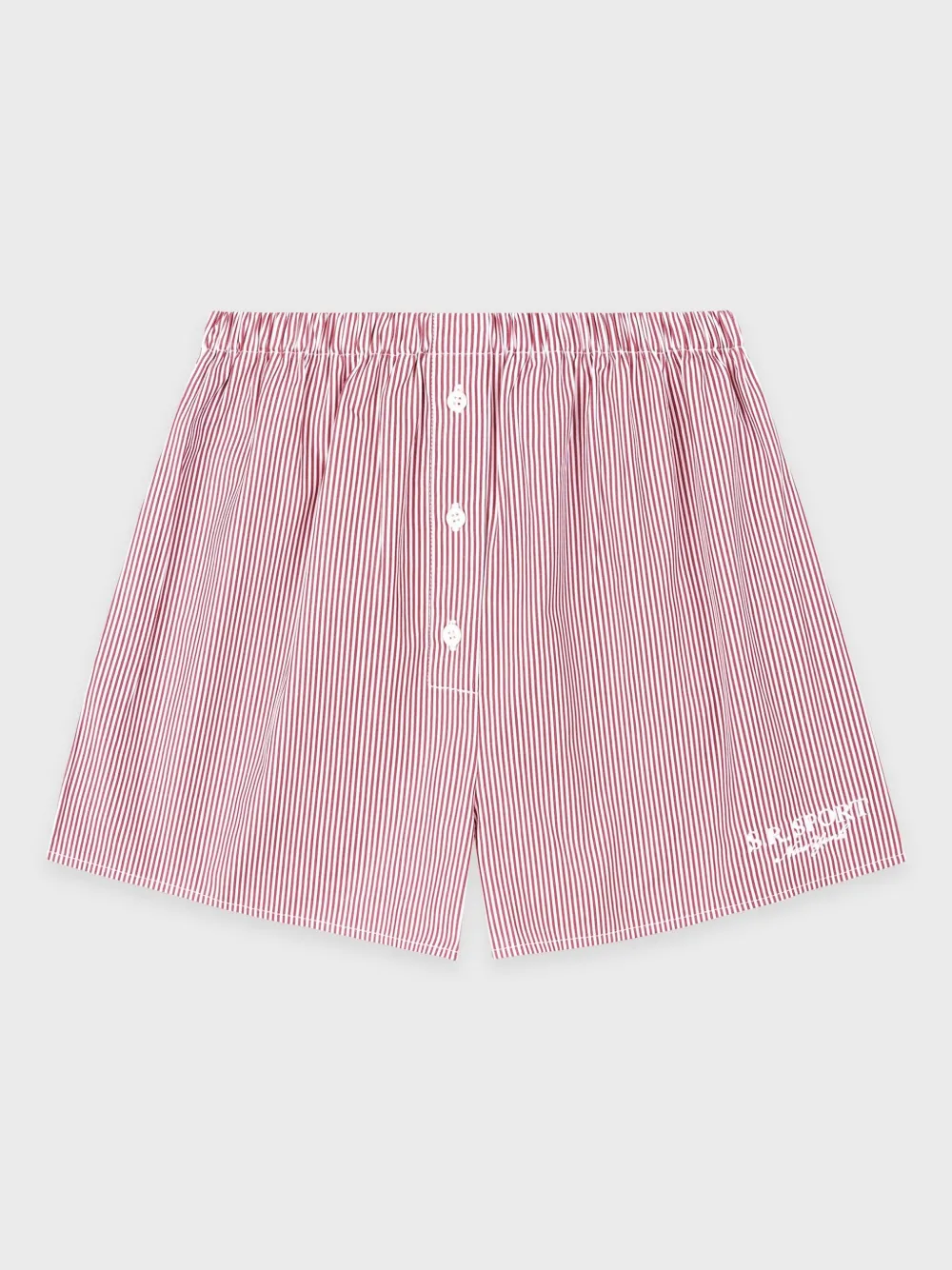Sporty & Rich cotton shorts - Rosso
