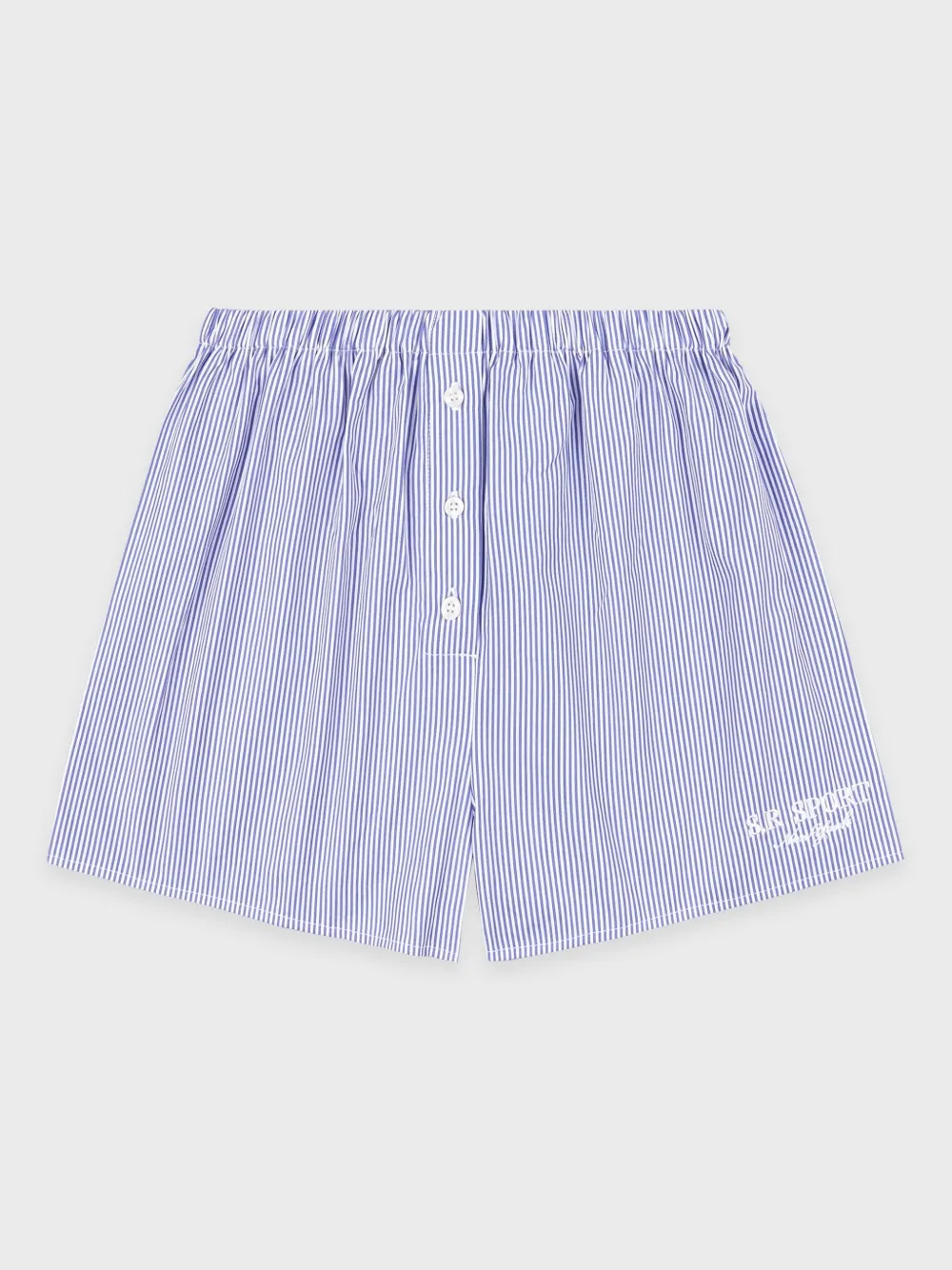 Sporty And Rich Striped Shorts In White