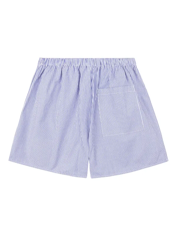 Sporty & Rich ストライプ ショートパンツ | ホワイト | FARFETCH JP