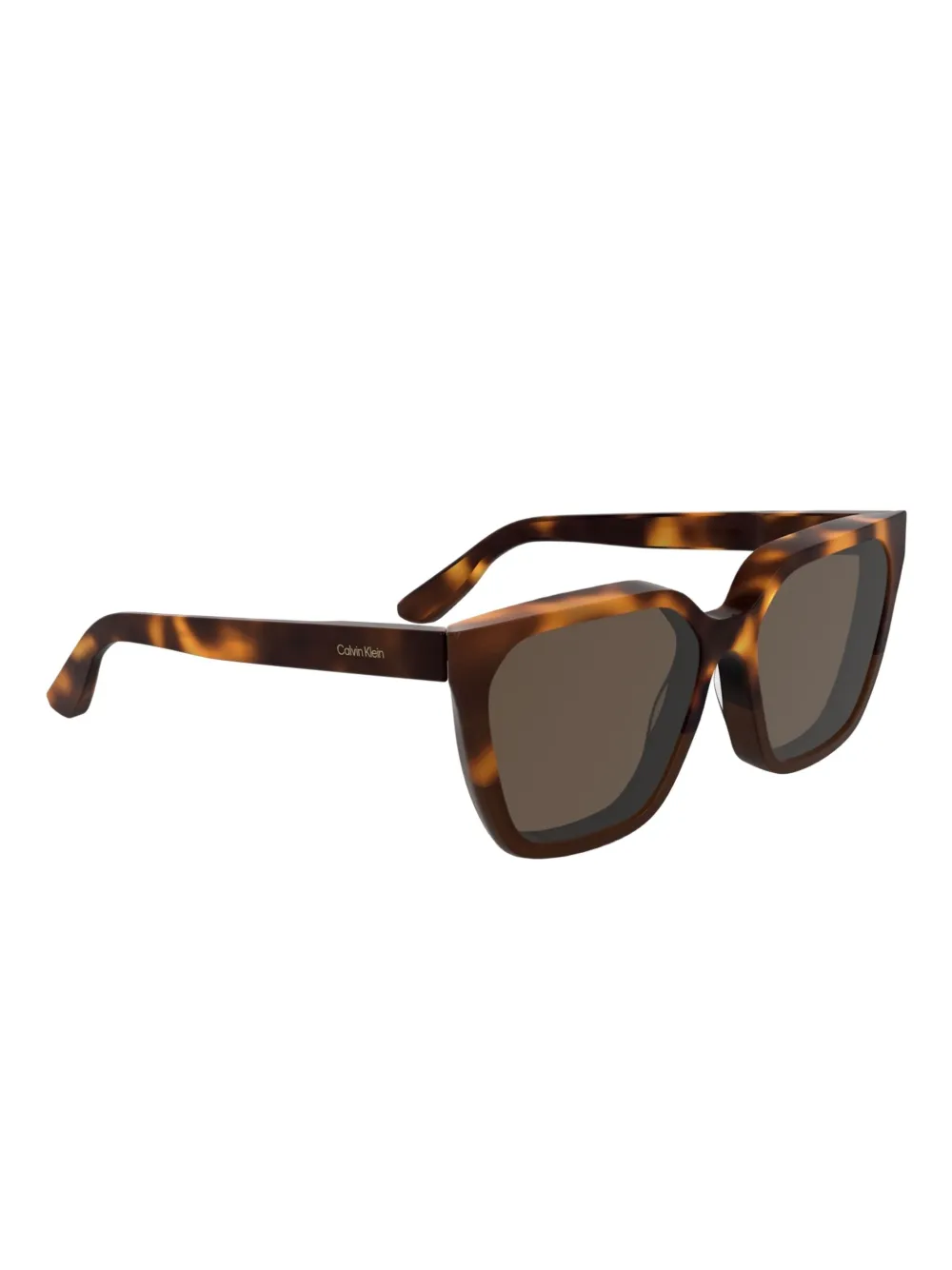 Calvin Klein tortoiseshell square-frame sunglasses | Image 2