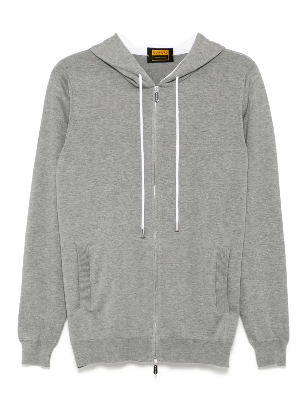 Svevo hoodie con cierre | gris | Image 1