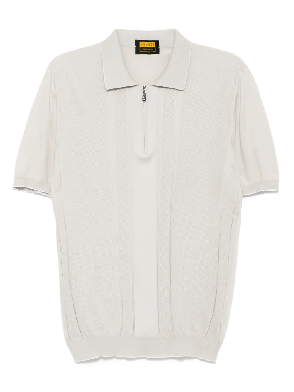 Svevo playera tipo polo de piqué | gris | Image 1
