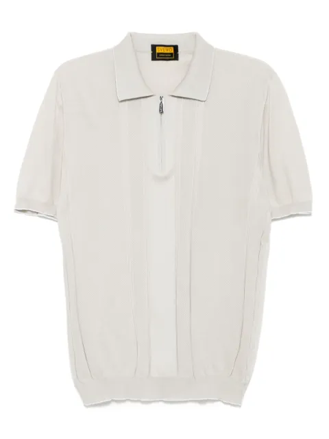 Svevo piqué-weave polo shirt