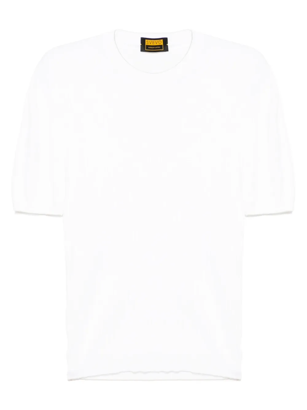 Svevo playera de tejido fino de canalé | blanco | Image 1