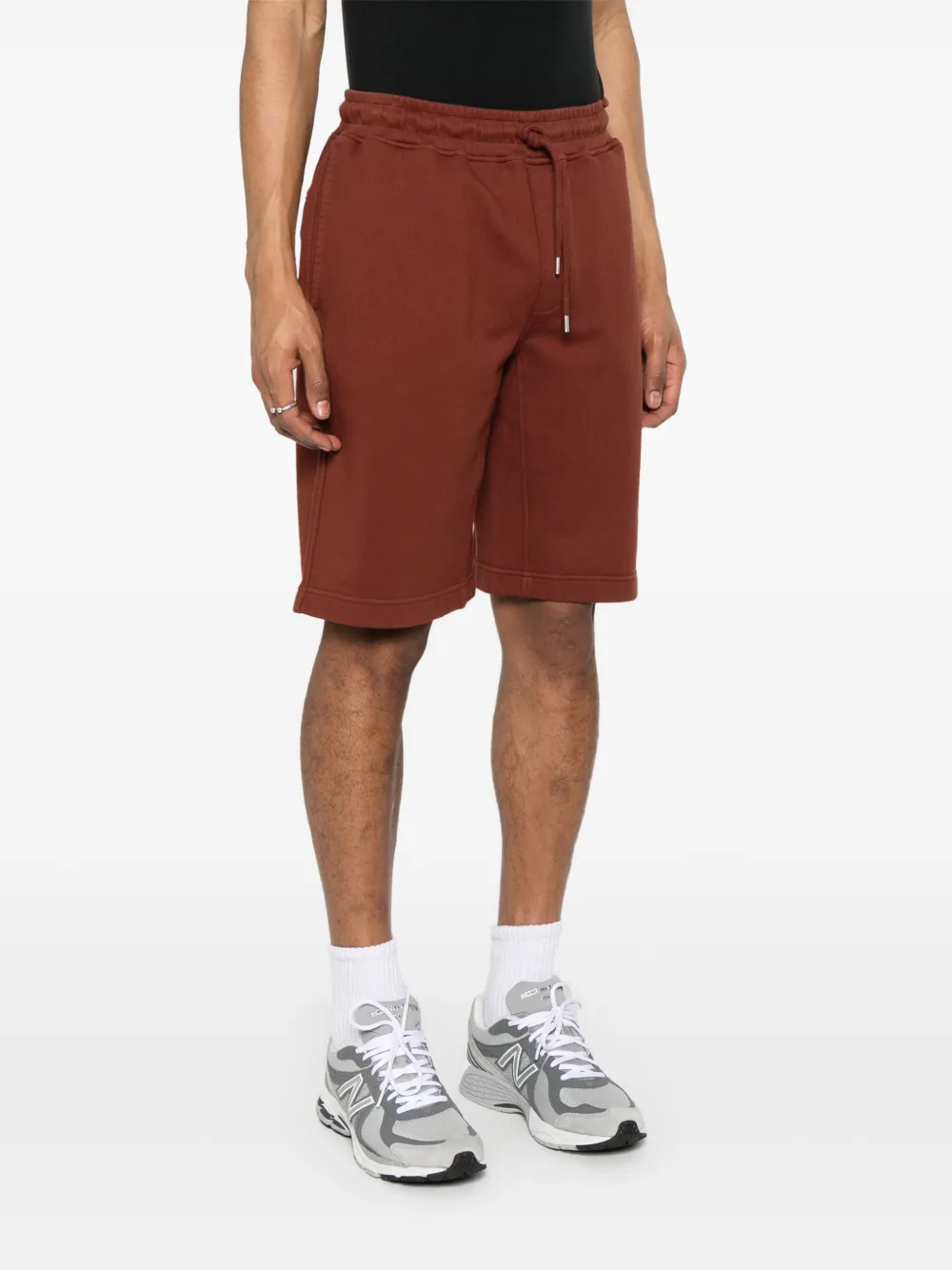 C.P. Company Shorts met geborduurd logo Bruin