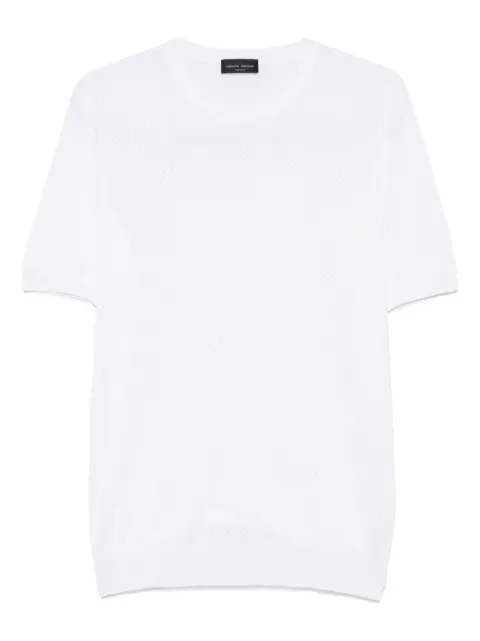 Roberto Collina playera de tejido flojo
