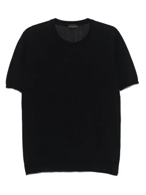 Roberto Collina openwork-knit T-shirt