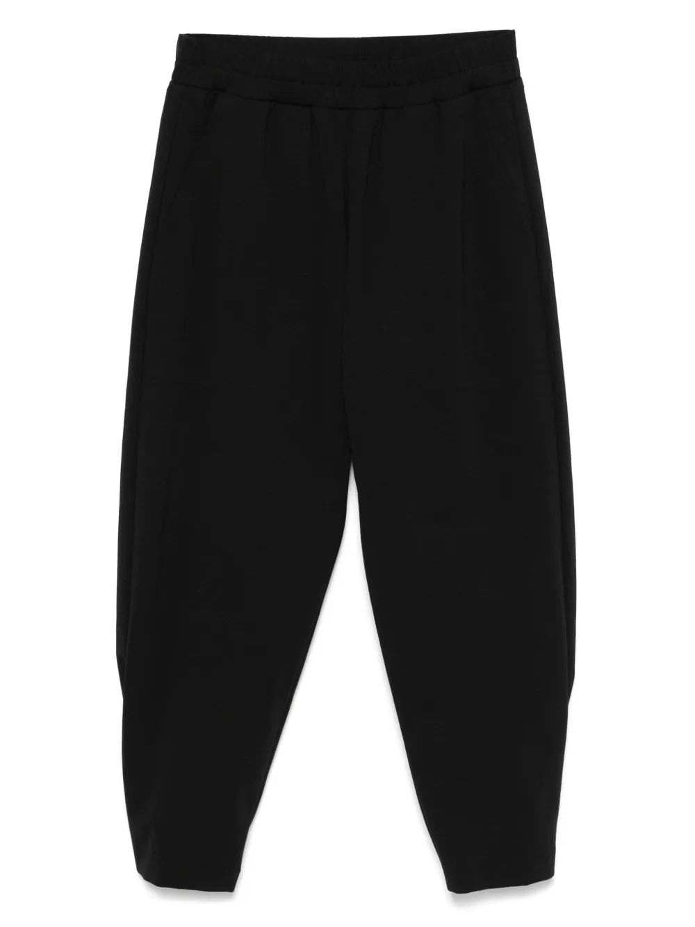 elasticated-waistband trousers