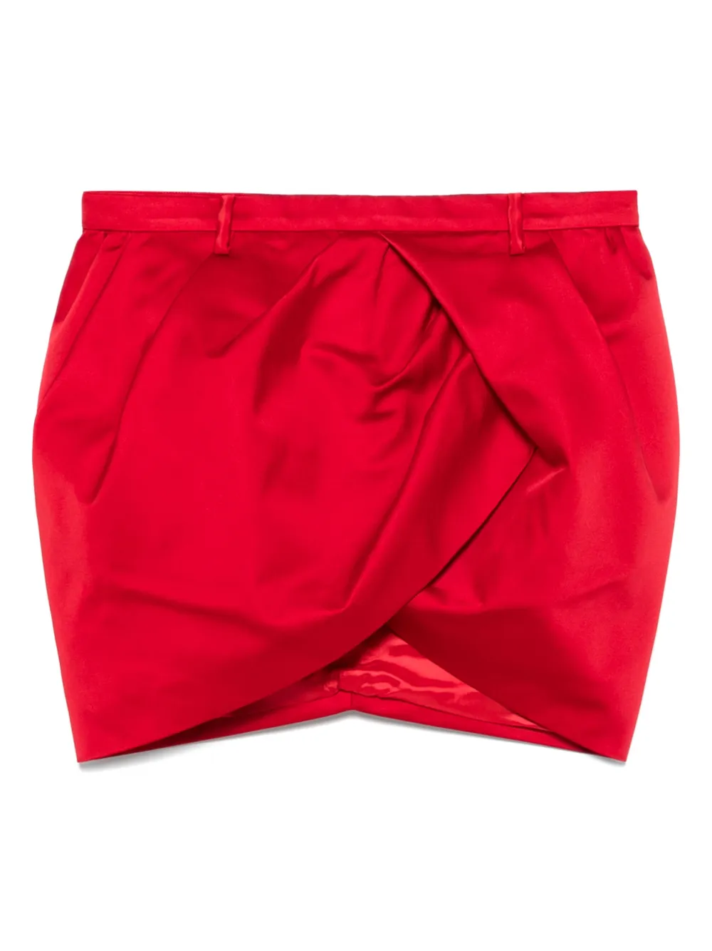 Shop N°21 Wrap-detail Mini Skirt In Red