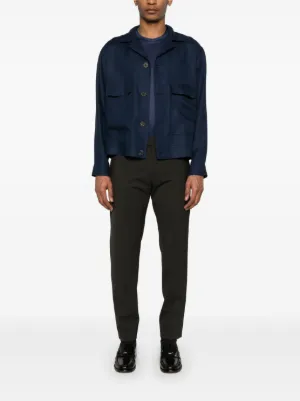 【新品美品】TAGLIATORE シャツジャケット グリーン 新品美品】TAGLIATORE シャツジャケット グリーン