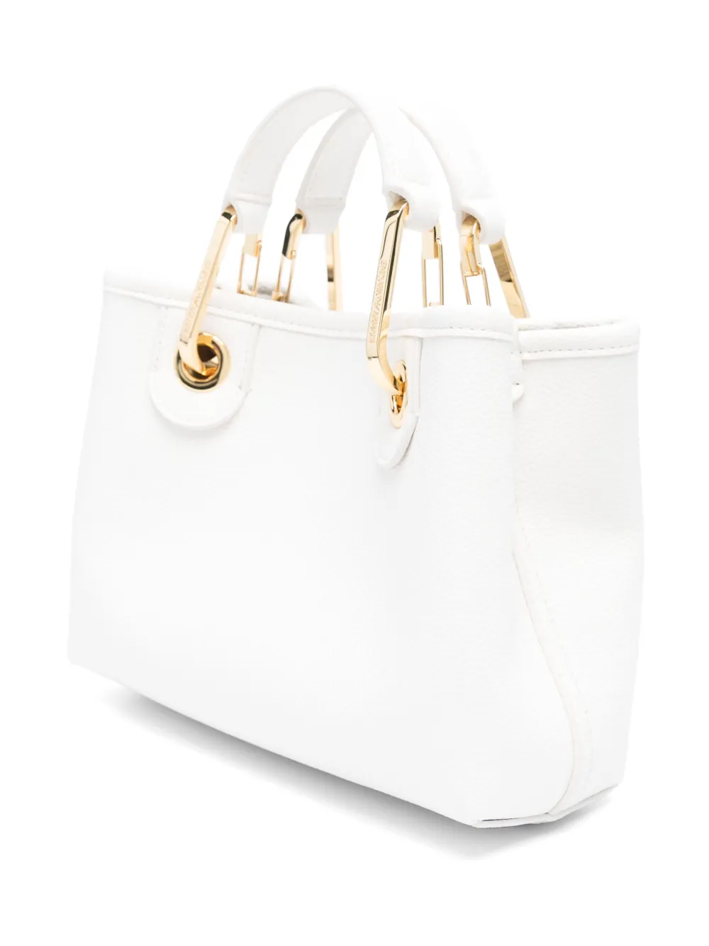 Emporio Armani Shopper met logo-tag Wit