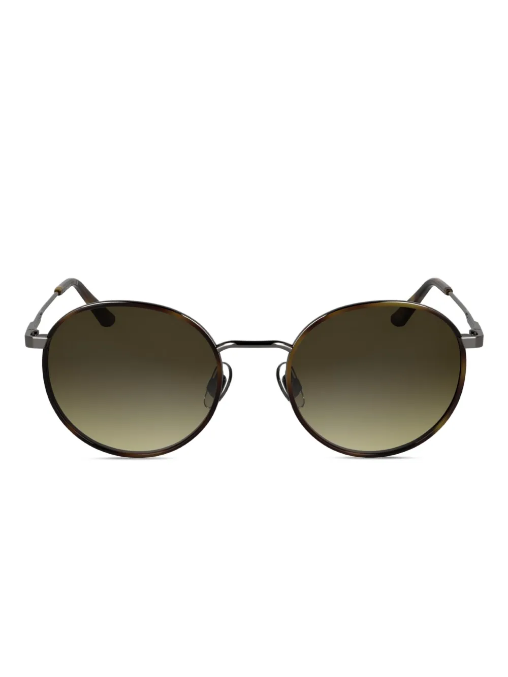 Calvin Klein round-frame sunglasses | Brown | Image 1