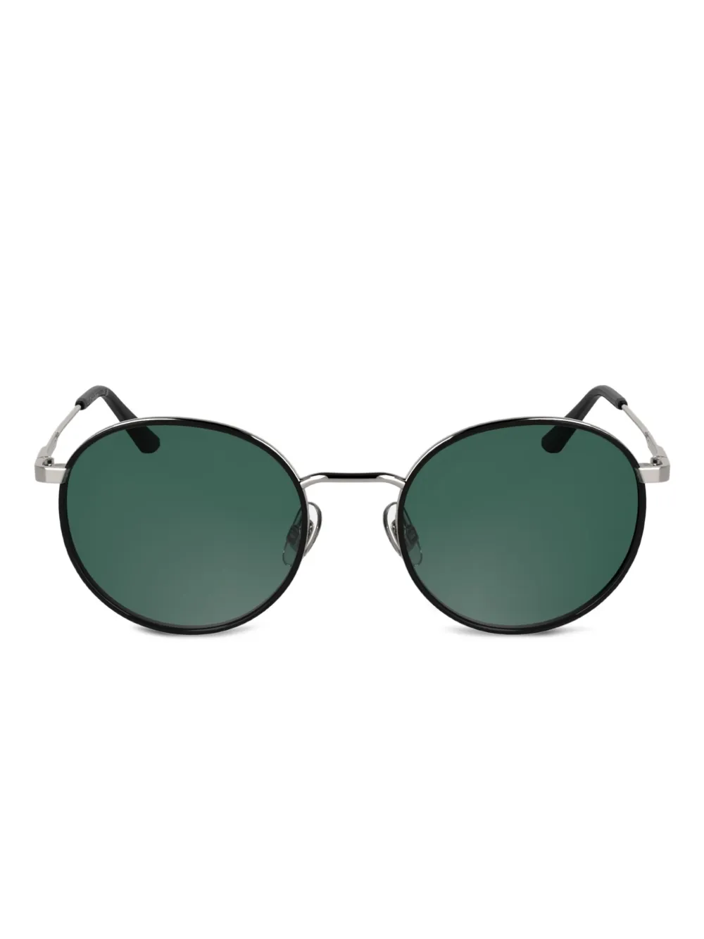 Calvin Klein round-frame sunglasses | Black | Image 1