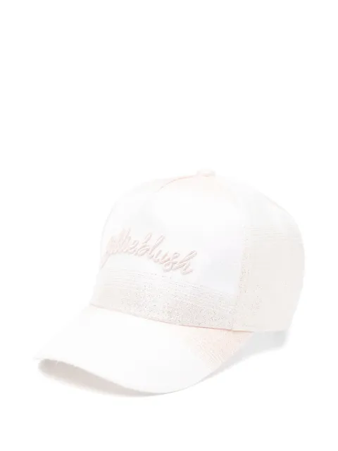 Billieblush gorra con bordado metalizado