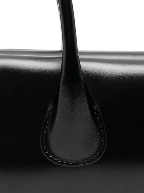 Osoi Mini Boat Wide Shoulder Bag | Black | FARFETCH