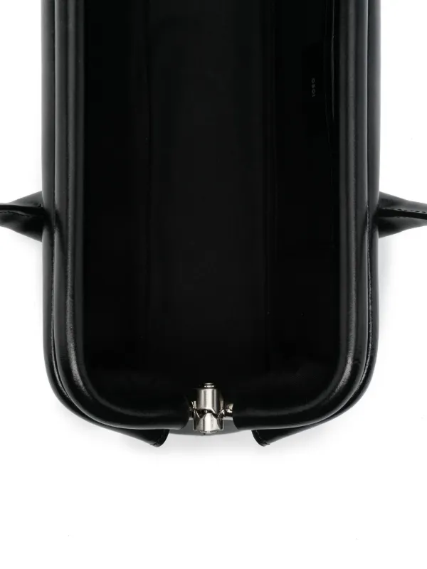 Osoi Mini Boat Wide Shoulder Bag | Black | FARFETCH