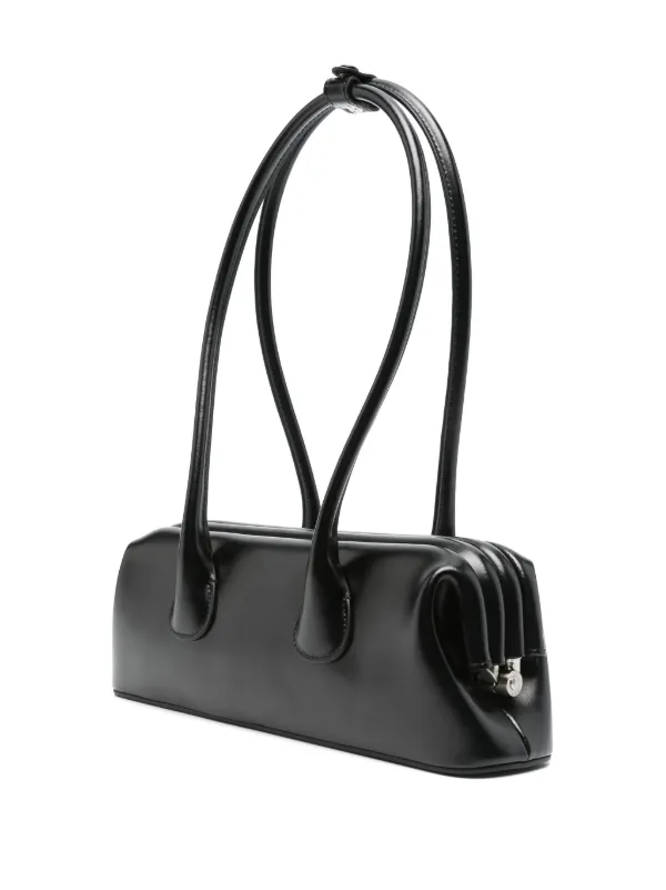 Osoi Mini Boat Wide Shoulder Bag | Black | FARFETCH
