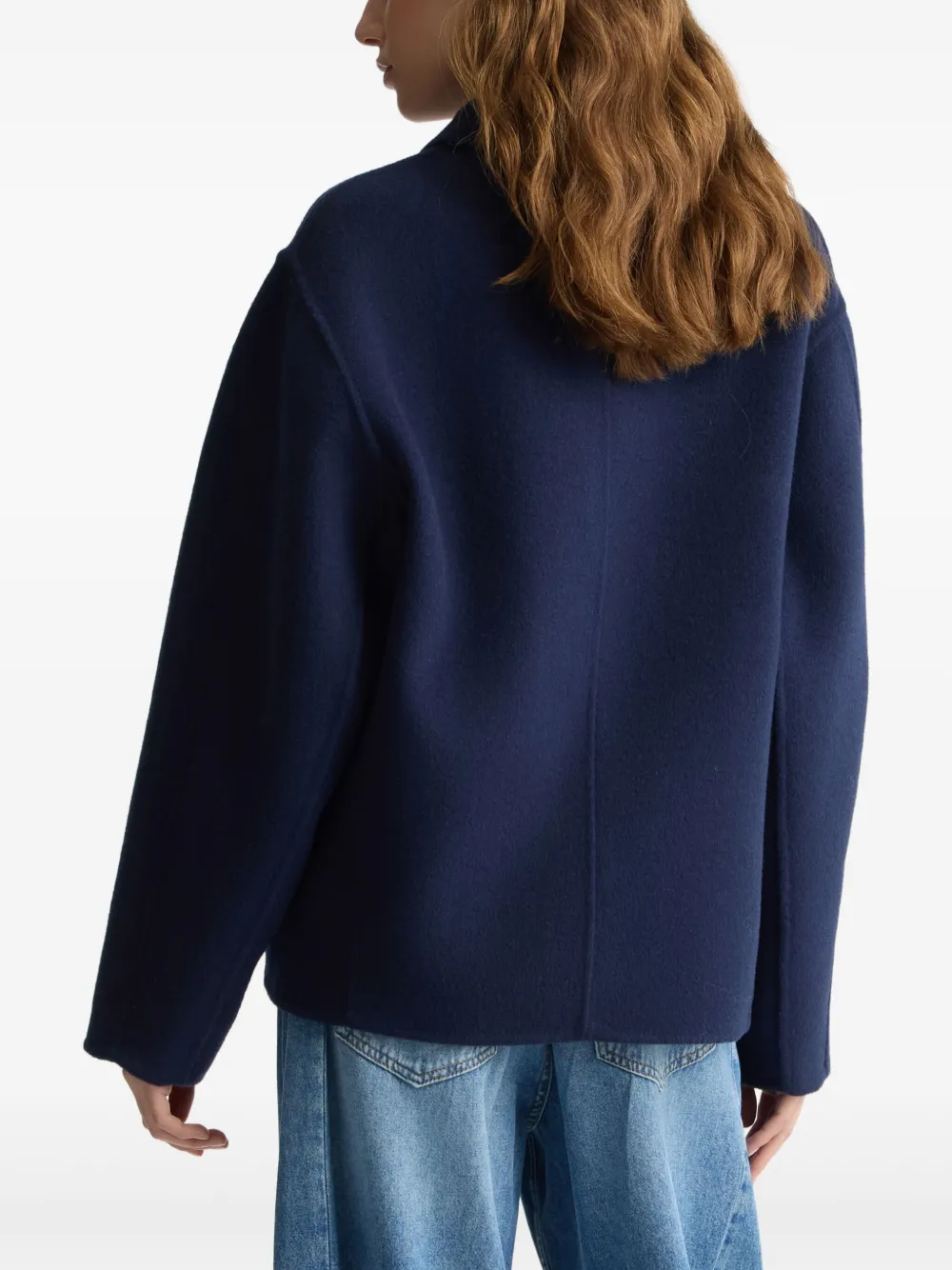 LIU JO Vilten shirtjack Blauw