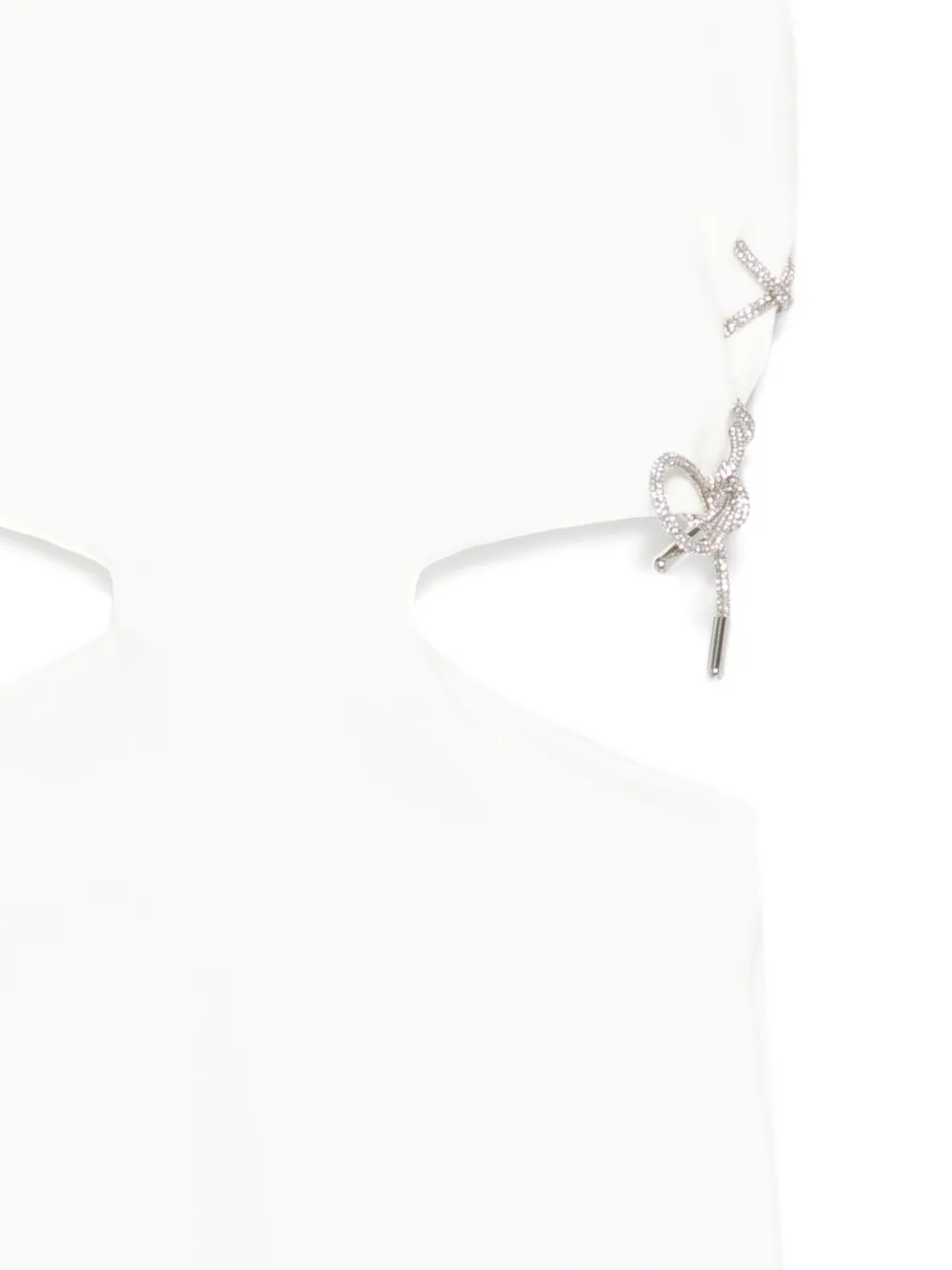 Miss Grant Kids Jurk verfraaid met kristallen FIORDILATTE WHITE