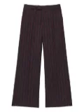 Alexander McQueen pinstripe tailored trousers - Black