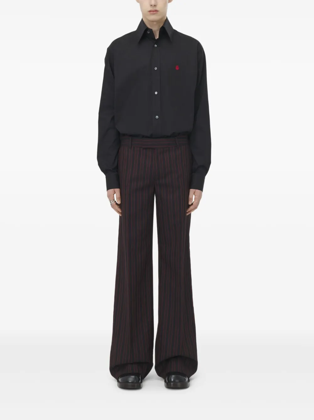 Alexander McQueen pinstripe tailored trousers | Tailored Pants | Image 2