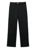 Alexander McQueen belted tailor trousers - Black