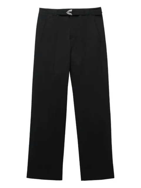 Alexander McQueen belted tailor trousers 