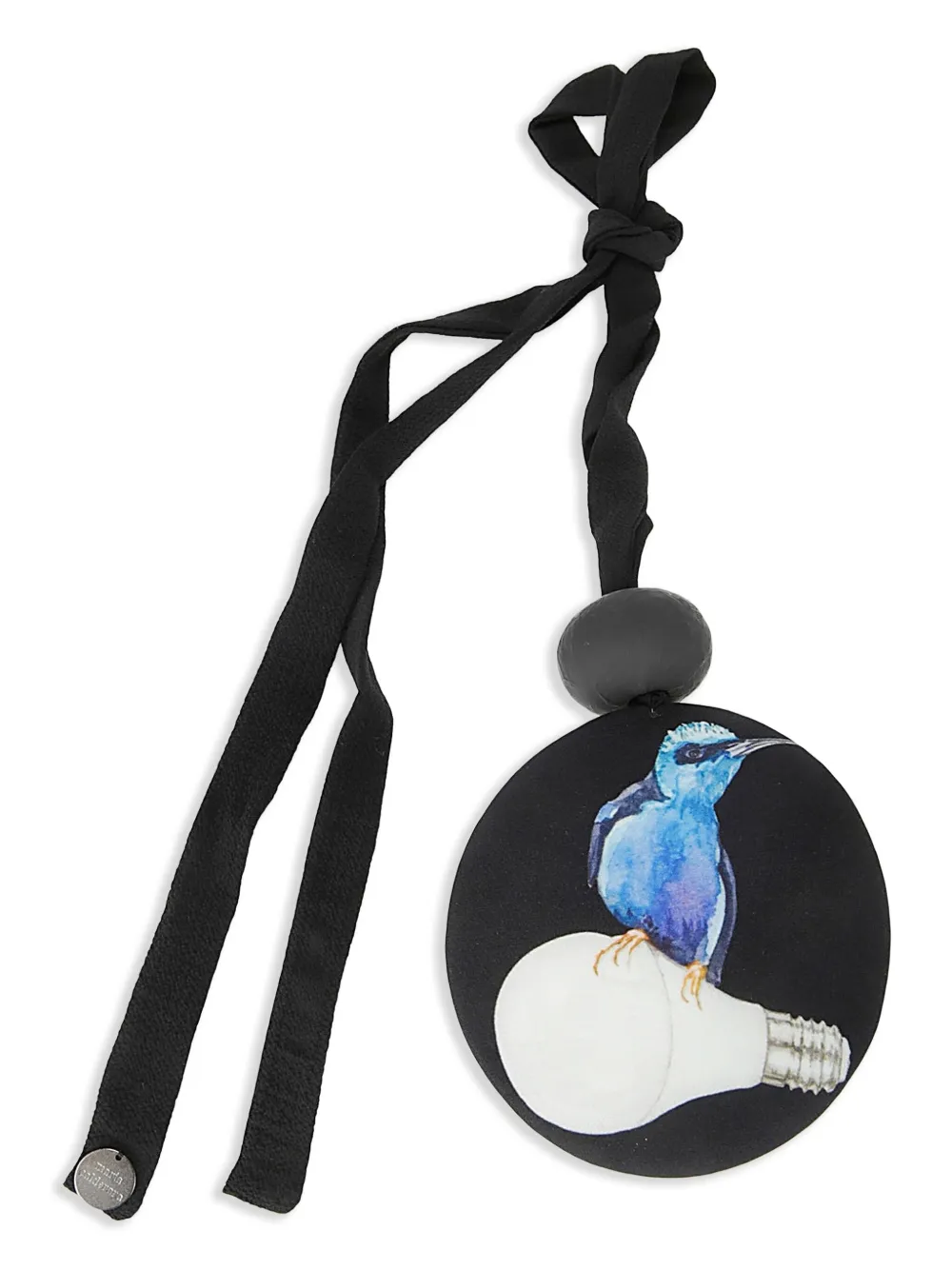 Maria Calderara Halsketting met hanger - Zwart