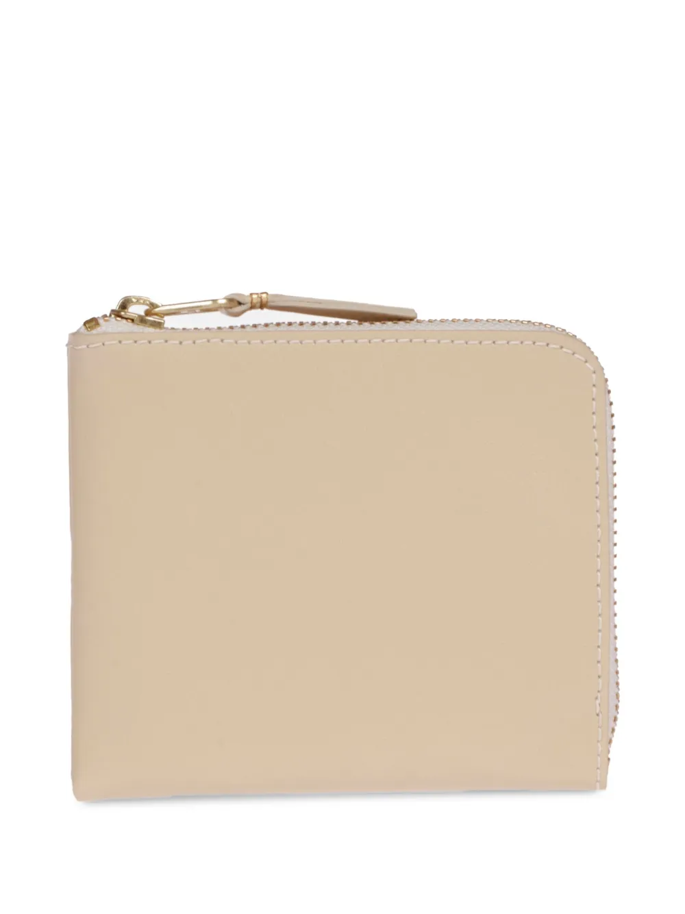 Comme Des Garçons Wallet portemonnee van leer Beige