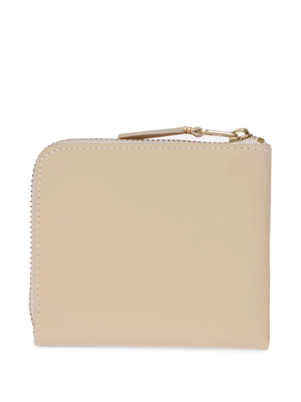 Comme Des Garçons Wallet portemonnee van leer Beige