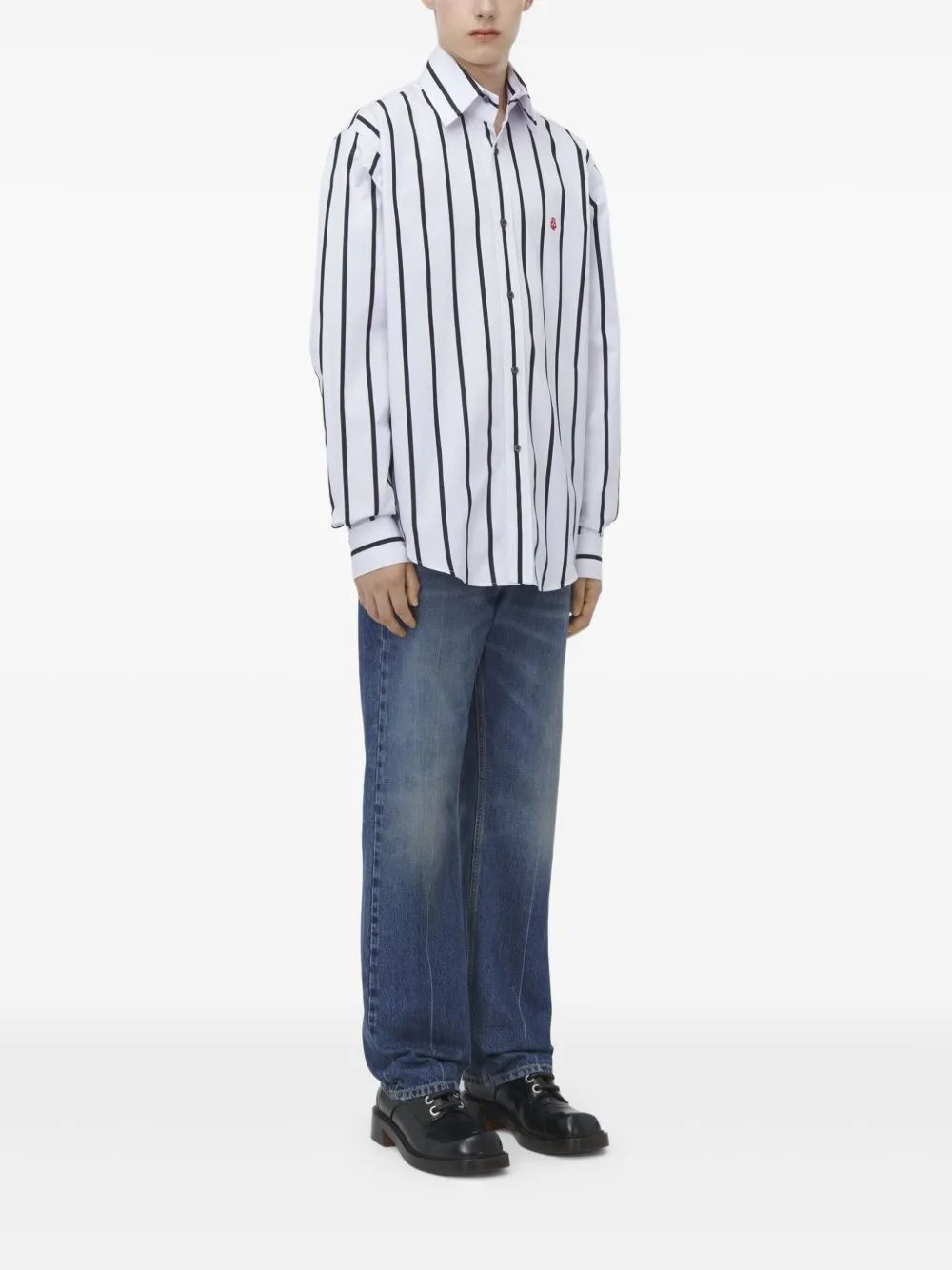 Alexander McQueen Katoenen overhemd Wit
