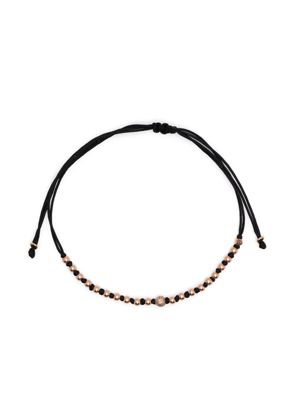 Anil Arjandas Bracciale Ball-Rose in oro rosa 18 carati con diamanti | rosa | Image 1