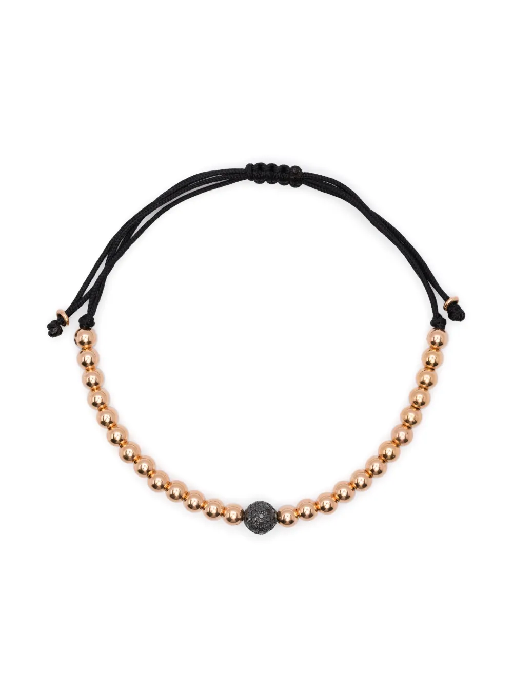 Anil Arjandas Bracciale in corda e oro rosa 18 carati con diamanti | oro | Image 1