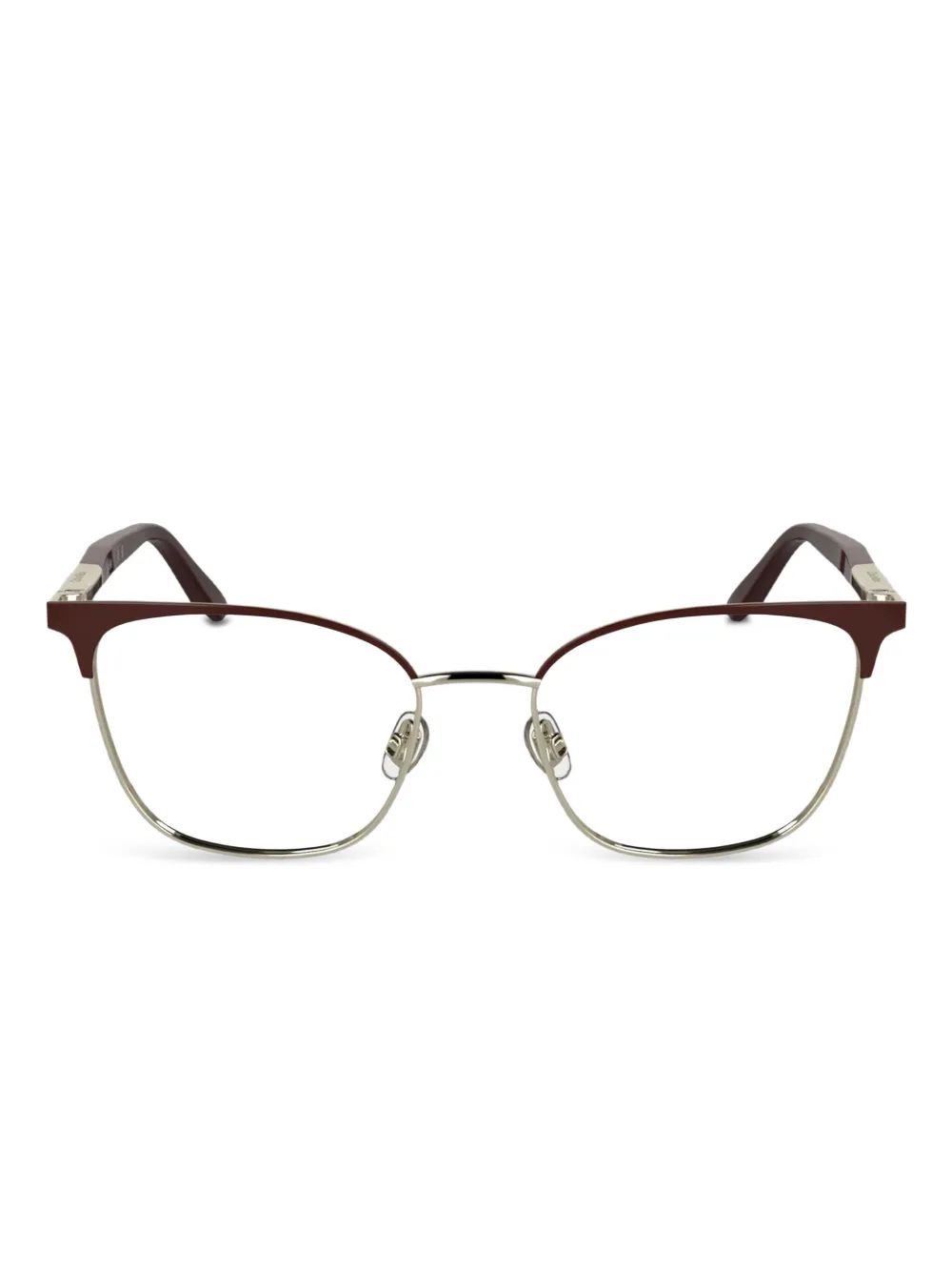 Calvin Klein lunettes de vue à monture papillon | rouge | Image 1