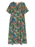 Momoni Carnaval midi dress - Blue