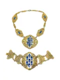 Jennifer Gibson Jewellery 1900s filigree bracelet and necklace set - Gold