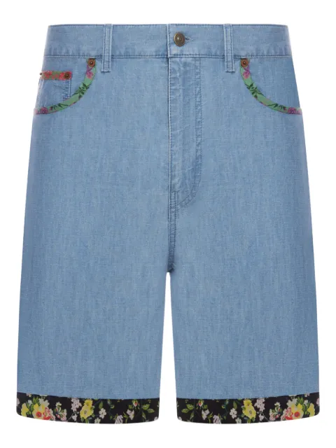 Valentino Garavani floral-trim bermuda shorts