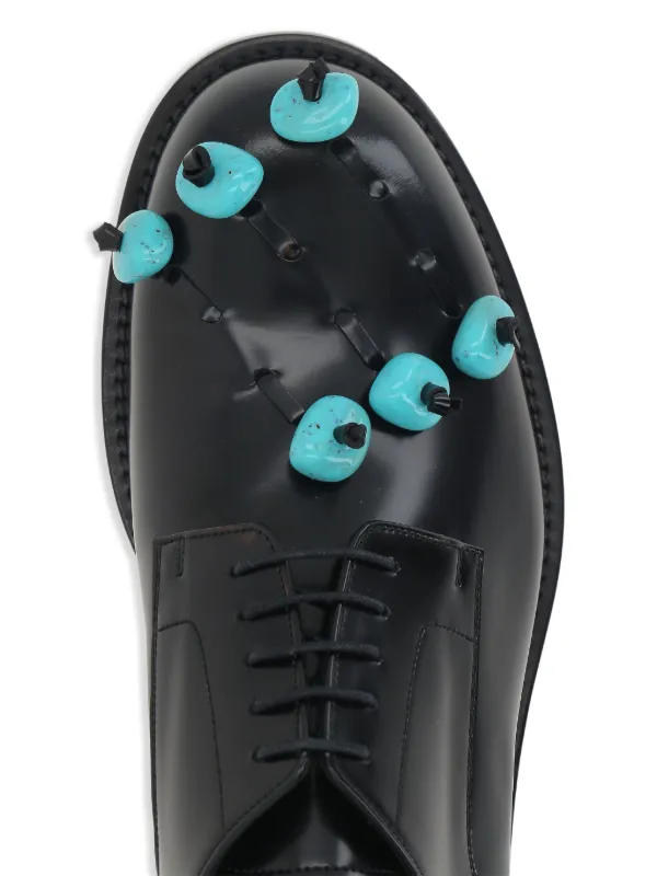 Namacheko Stone Derby Shoes | Black | FARFETCH