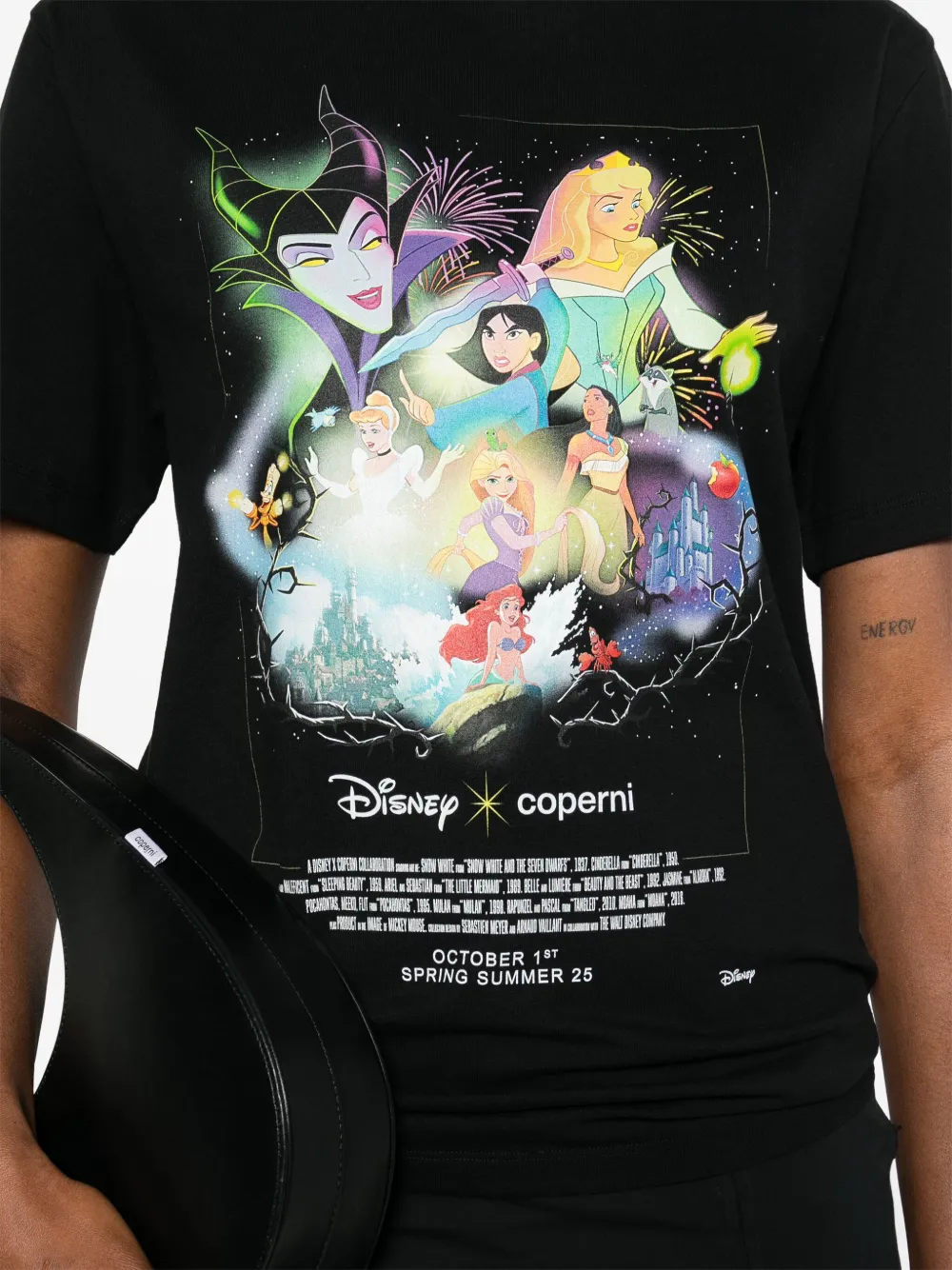 Coperni x Disney Collector T-shirt Zwart