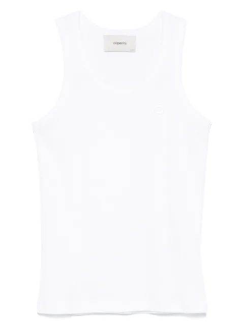Coperni logo ribbed tank top