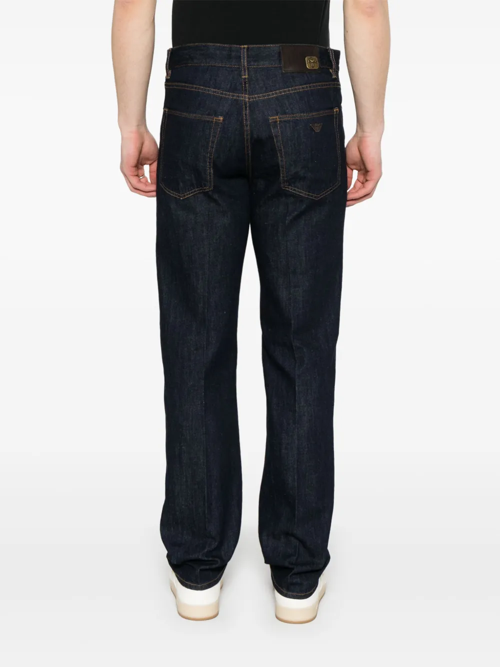 Emporio Armani Jeans met toelopende pijpen Blauw