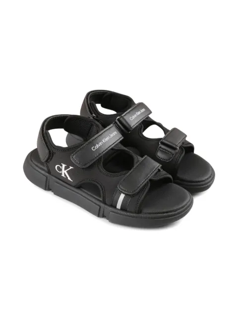 Calvin Klein Kids touch-strap sandals 