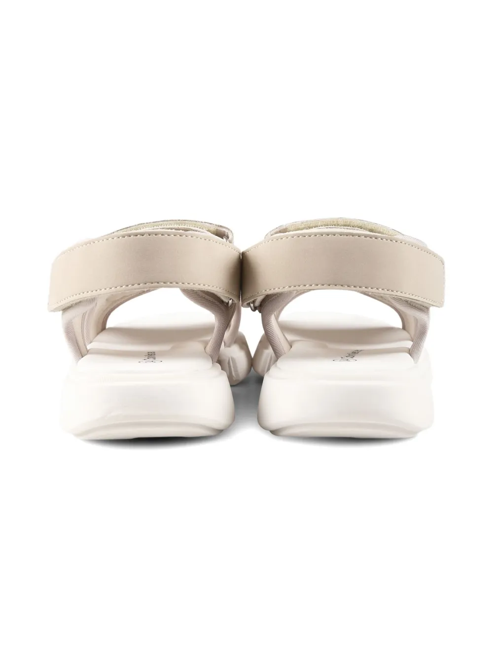 Calvin Klein Kids touch-strap sandals Neutrals