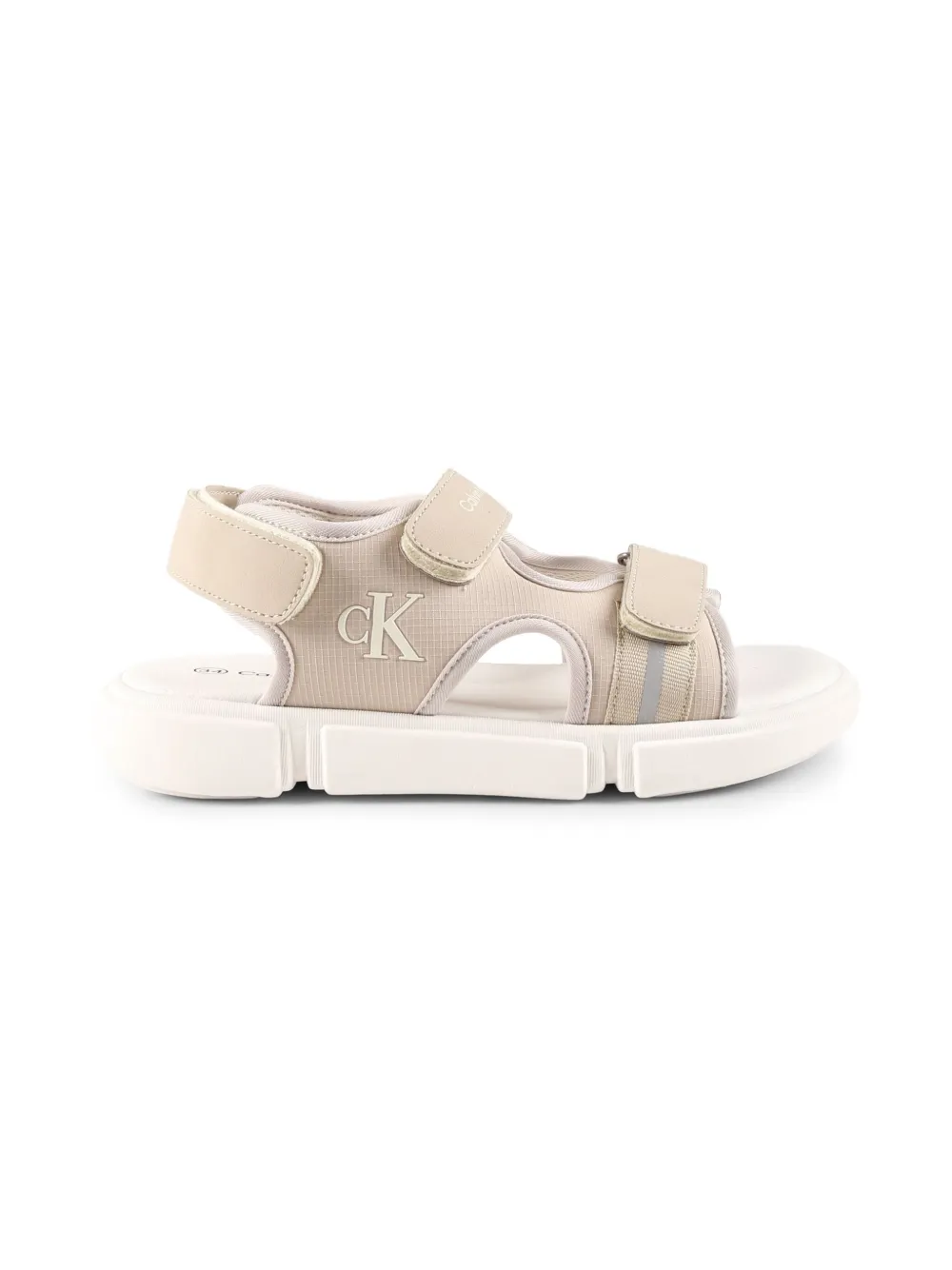 Calvin Klein Kids Sandalen met klittenband - Beige